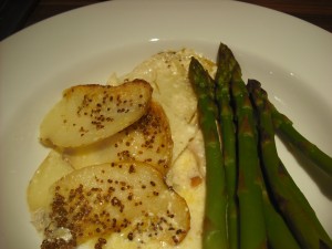 Dauphinoise served